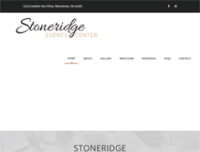 Tablet Screenshot of eventsatstoneridge.com